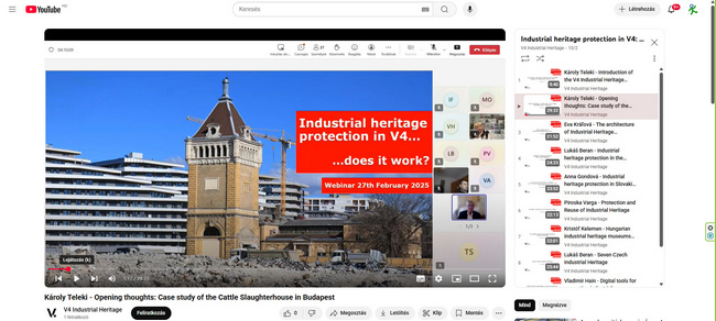 V4 Industrial Heritage closing meeting 26 March 2025 Closingmeeting screenshot